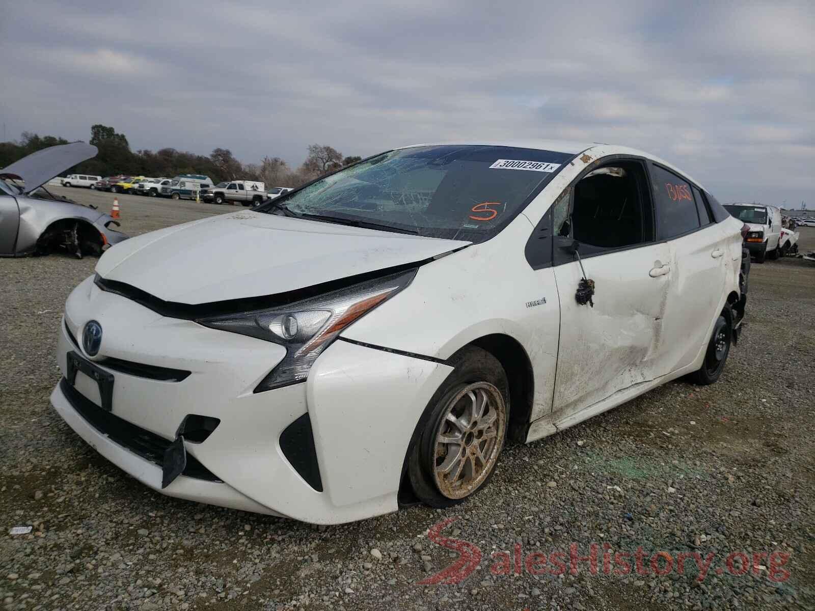 JTDKBRFU1H3039014 2017 TOYOTA PRIUS