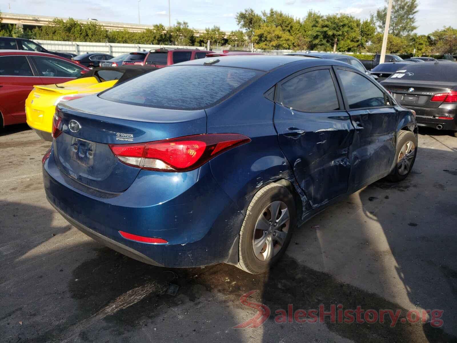 KMHDH4AE8GU567356 2016 HYUNDAI ELANTRA