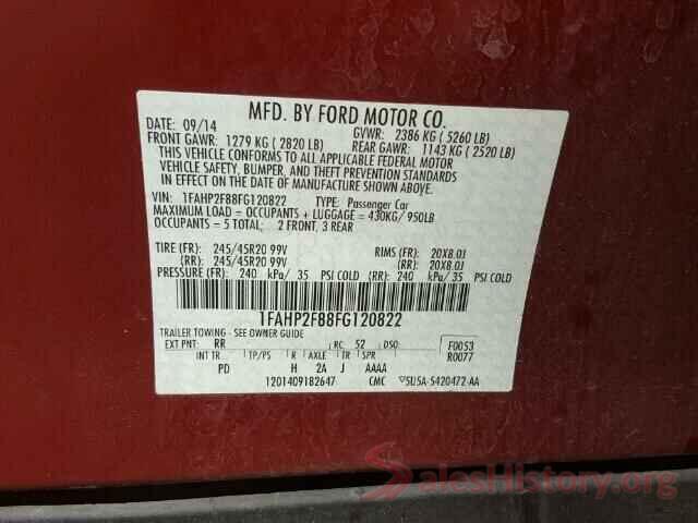 JTJYARBZ4J2109807 2015 FORD TAURUS