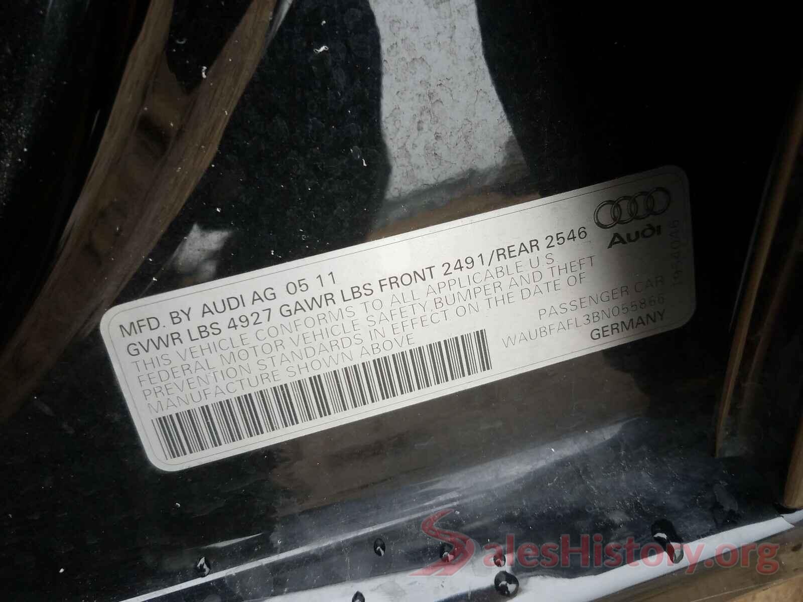 5NPDH4AE6GH682388 2011 AUDI A4