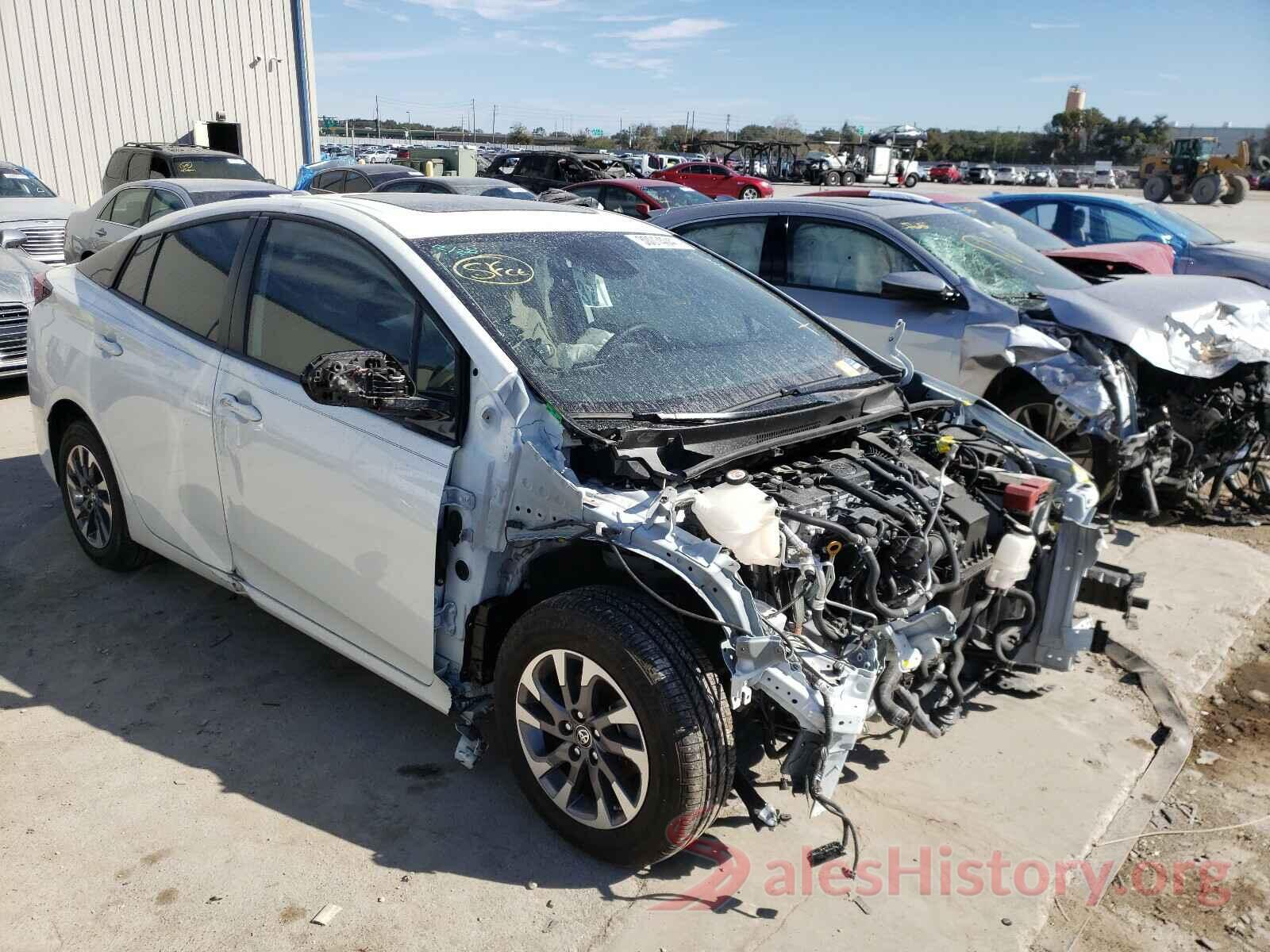 JTDKARFU0K3095990 2019 TOYOTA PRIUS