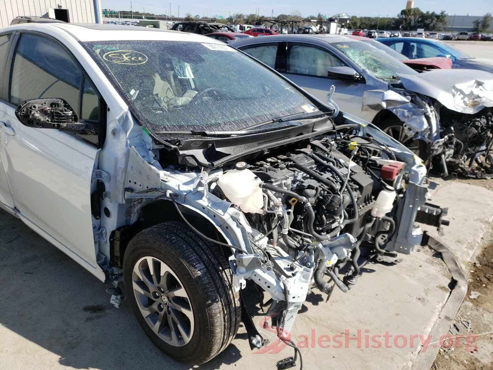 JTDKARFU0K3095990 2019 TOYOTA PRIUS