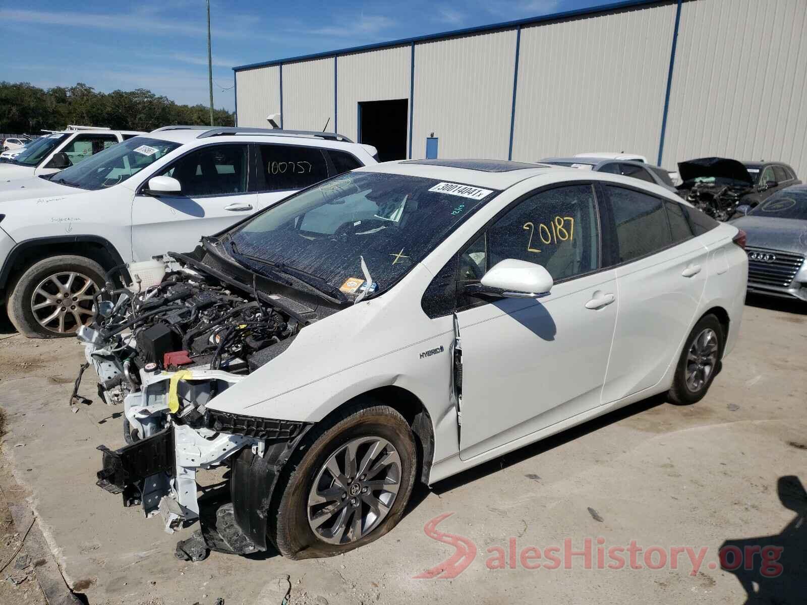 JTDKARFU0K3095990 2019 TOYOTA PRIUS