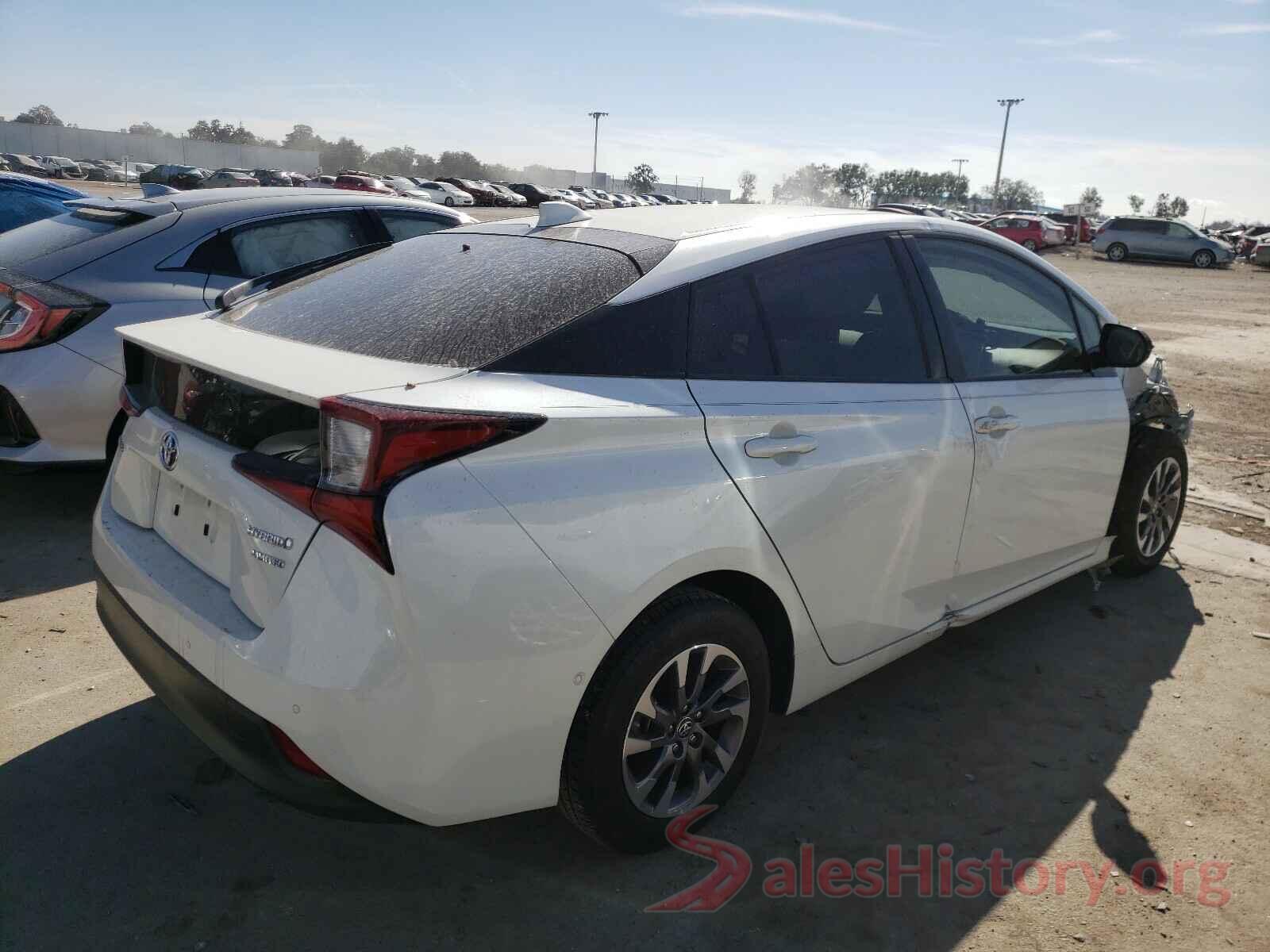 JTDKARFU0K3095990 2019 TOYOTA PRIUS