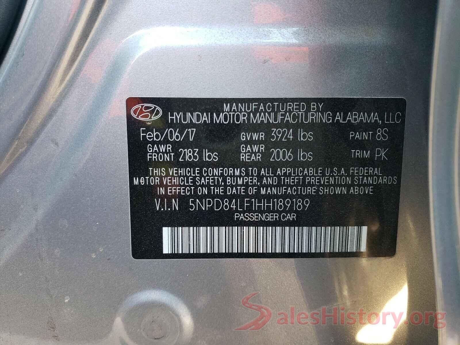 JTDT4RCE6LJ042118 2017 HYUNDAI ELANTRA