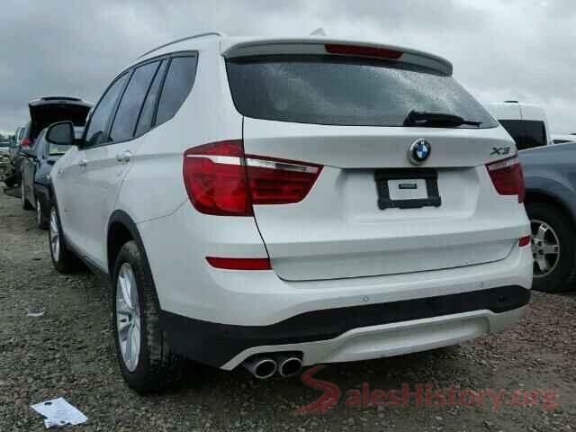 5UXWZ7C32H0V91554 2016 BMW X3