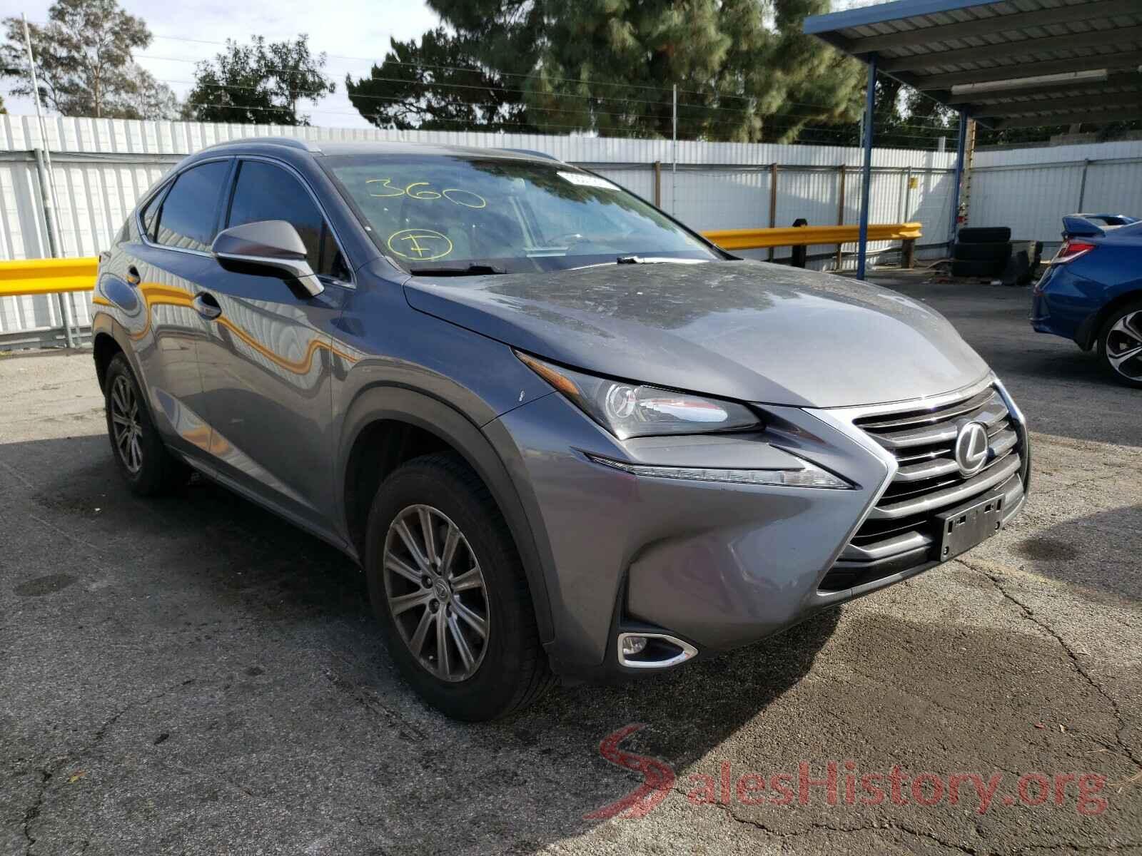 JTJYARBZ9G2036121 2016 LEXUS NX