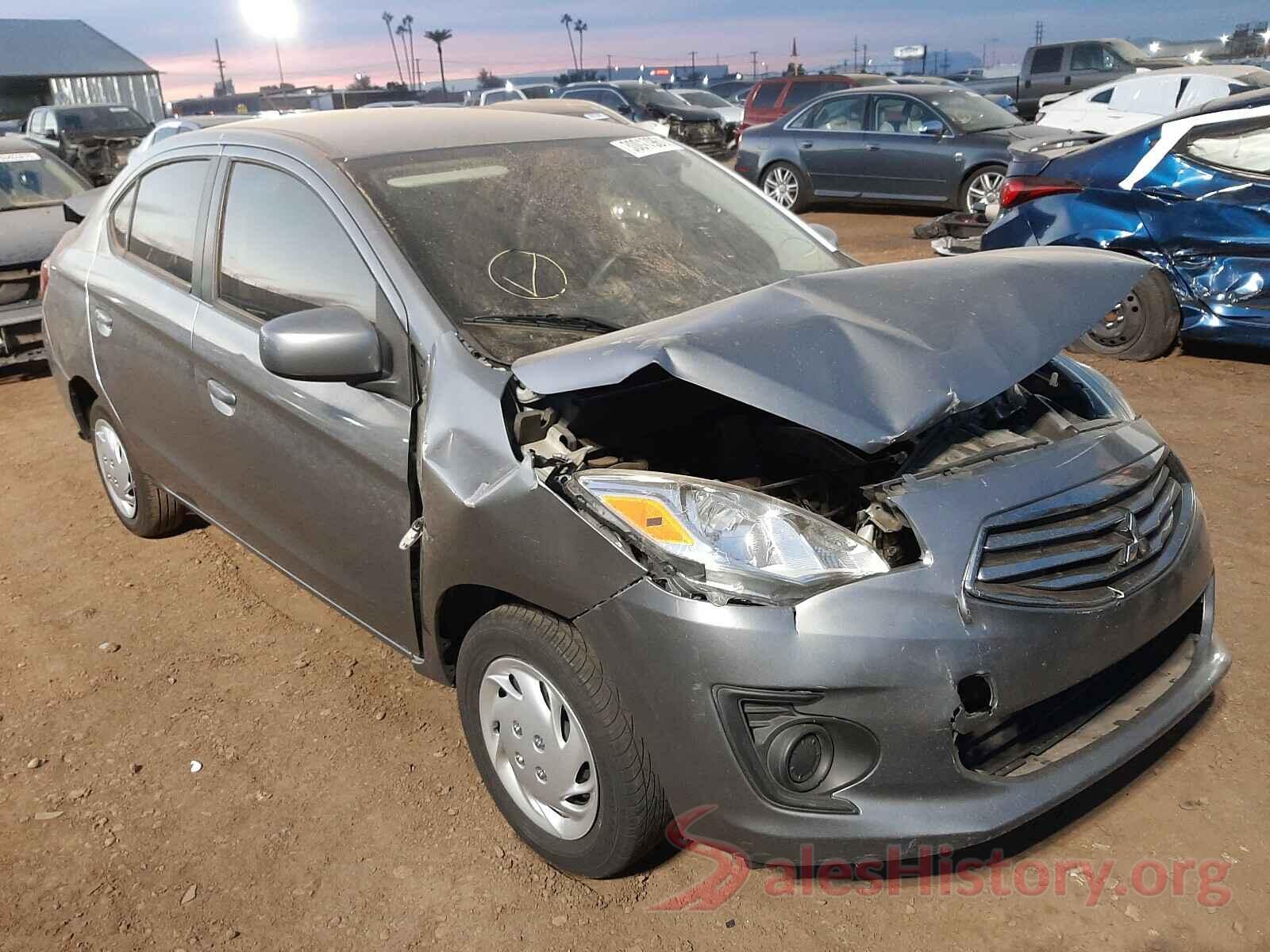 ML32F3FJ4HHF11206 2017 MITSUBISHI MIRAGE