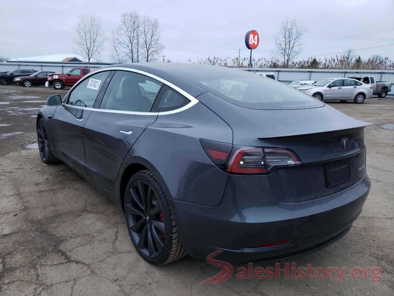 5YJ3E1EC1LF784475 2020 TESLA MODEL 3