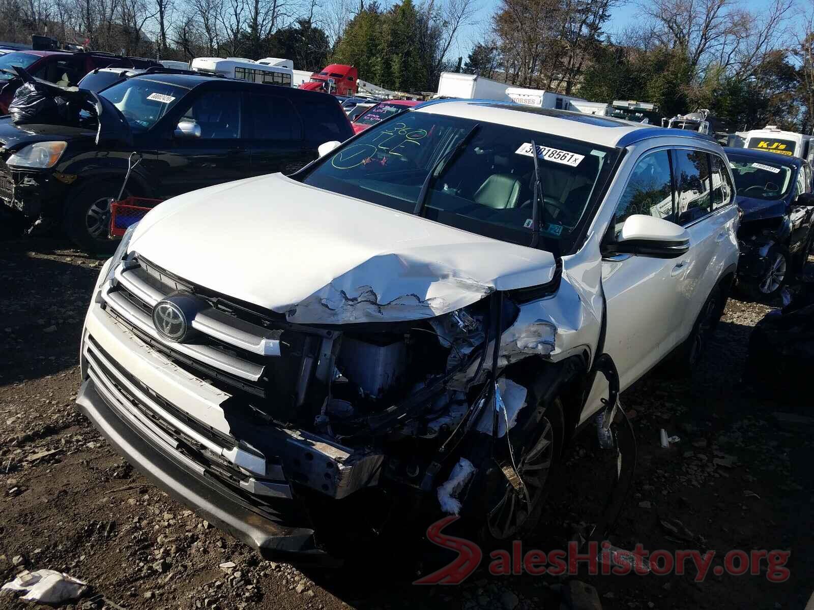 5TDJZRFH6KS598946 2019 TOYOTA HIGHLANDER