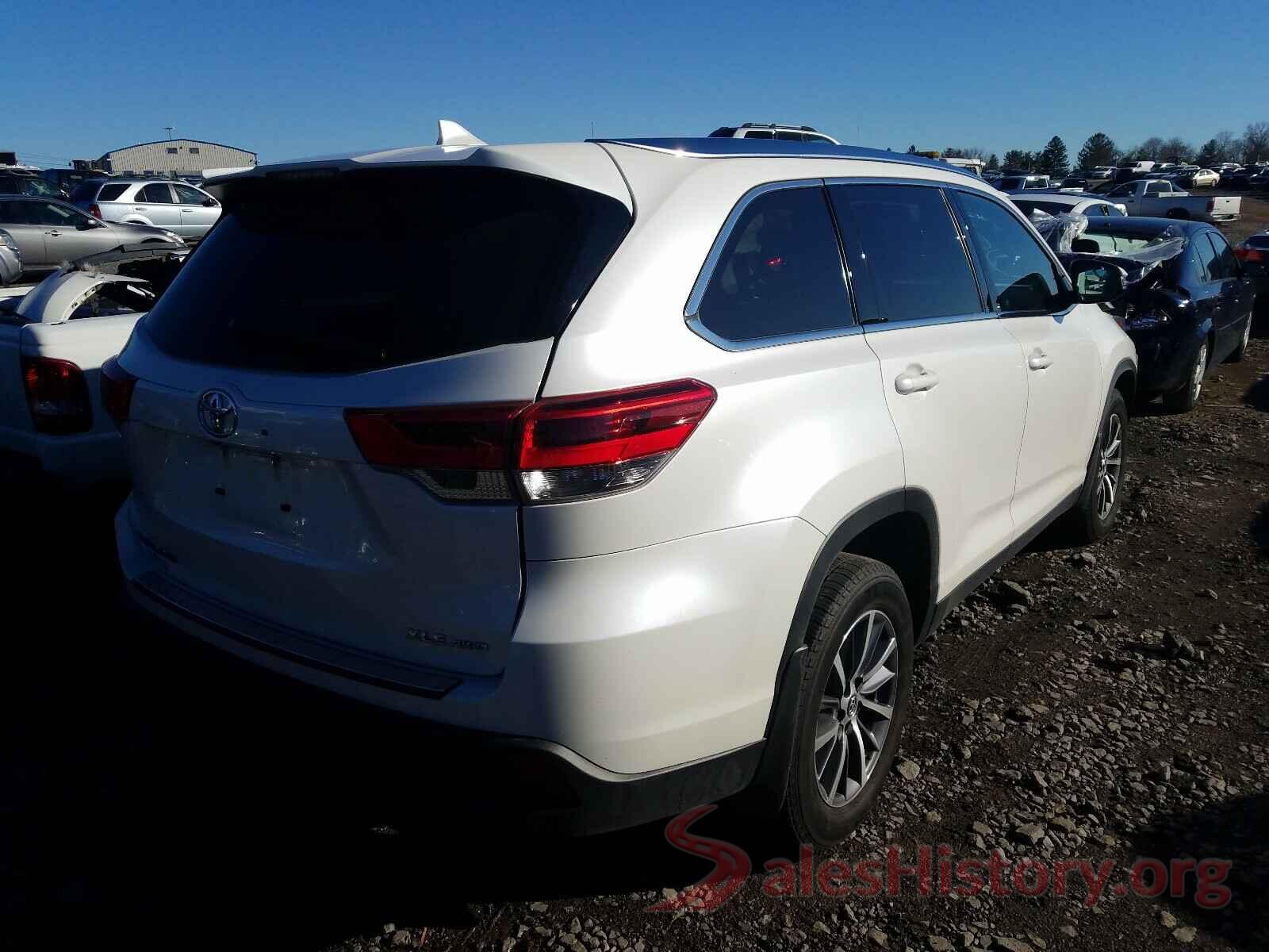 5TDJZRFH6KS598946 2019 TOYOTA HIGHLANDER