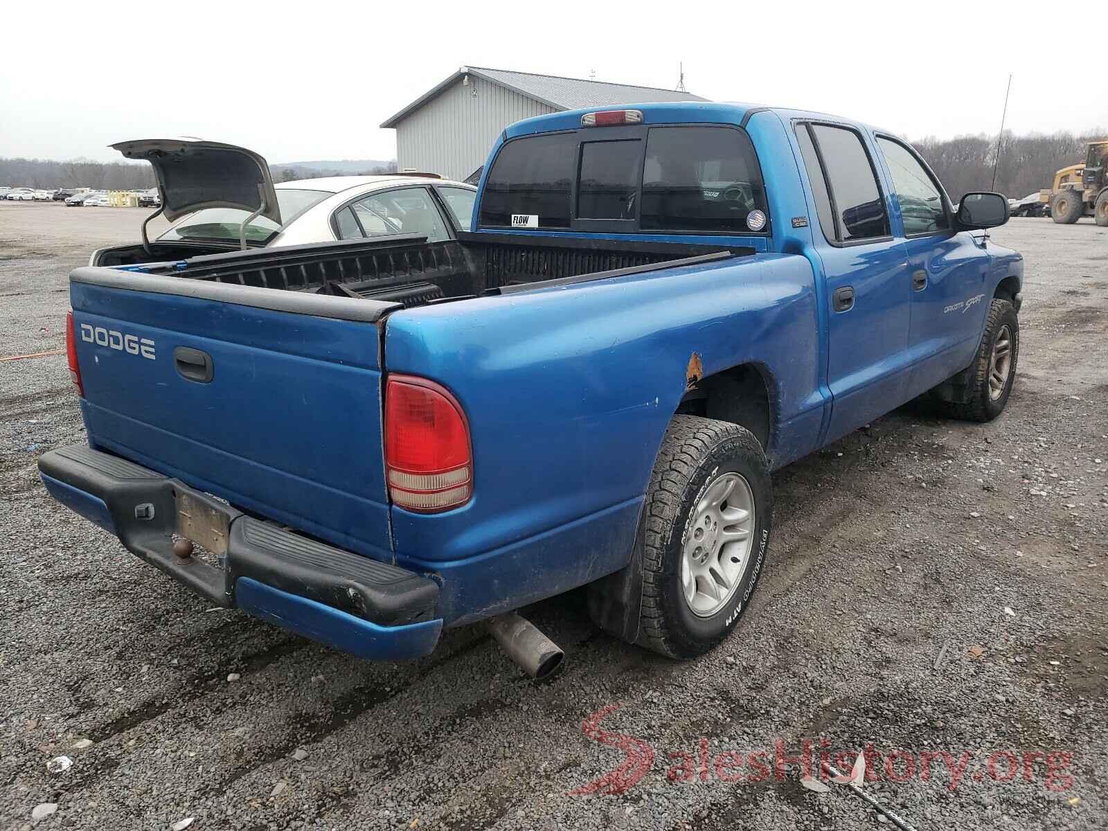 58ABK1GG9JU098293 2001 DODGE DAKOTA