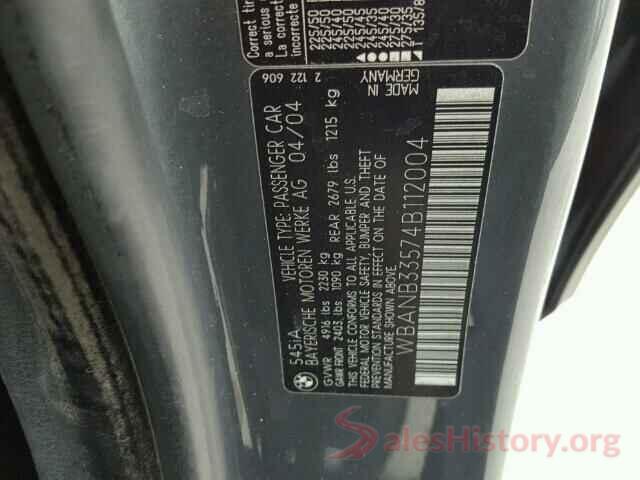 1FMCU9GD6JUD06298 2004 BMW 5 SERIES