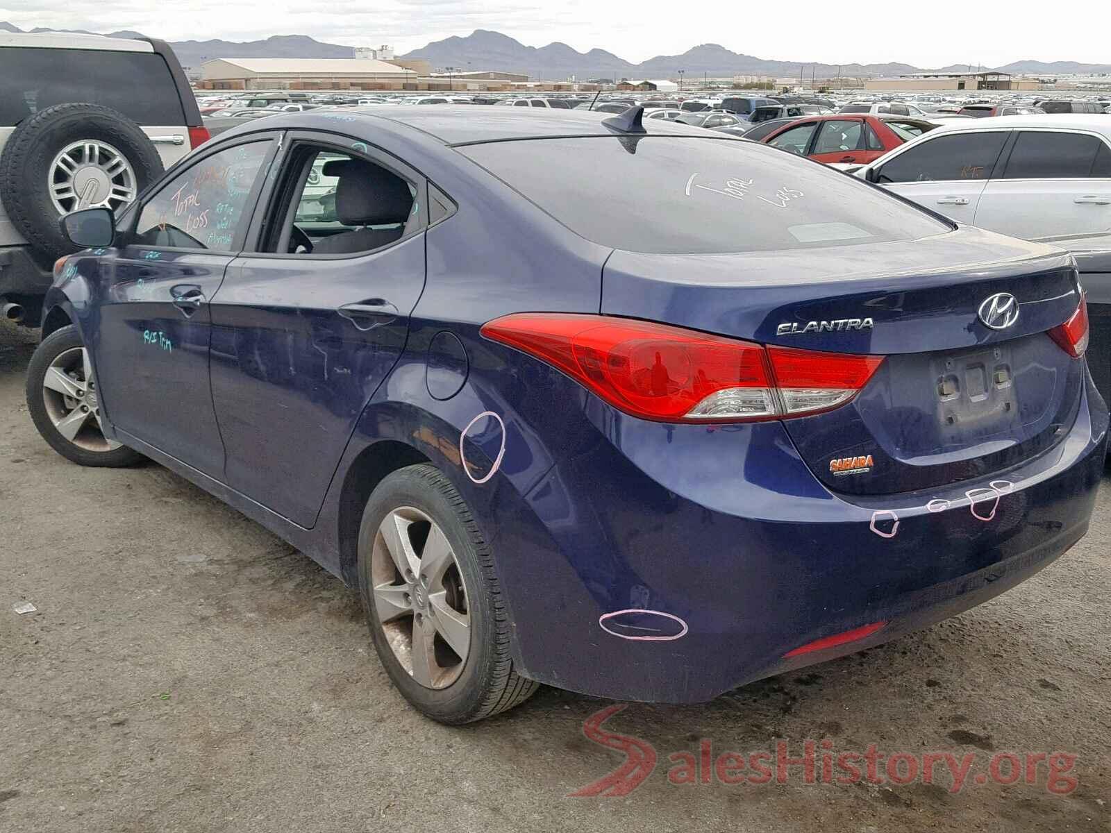 3VWH17AU0HM516195 2013 HYUNDAI ELANTRA