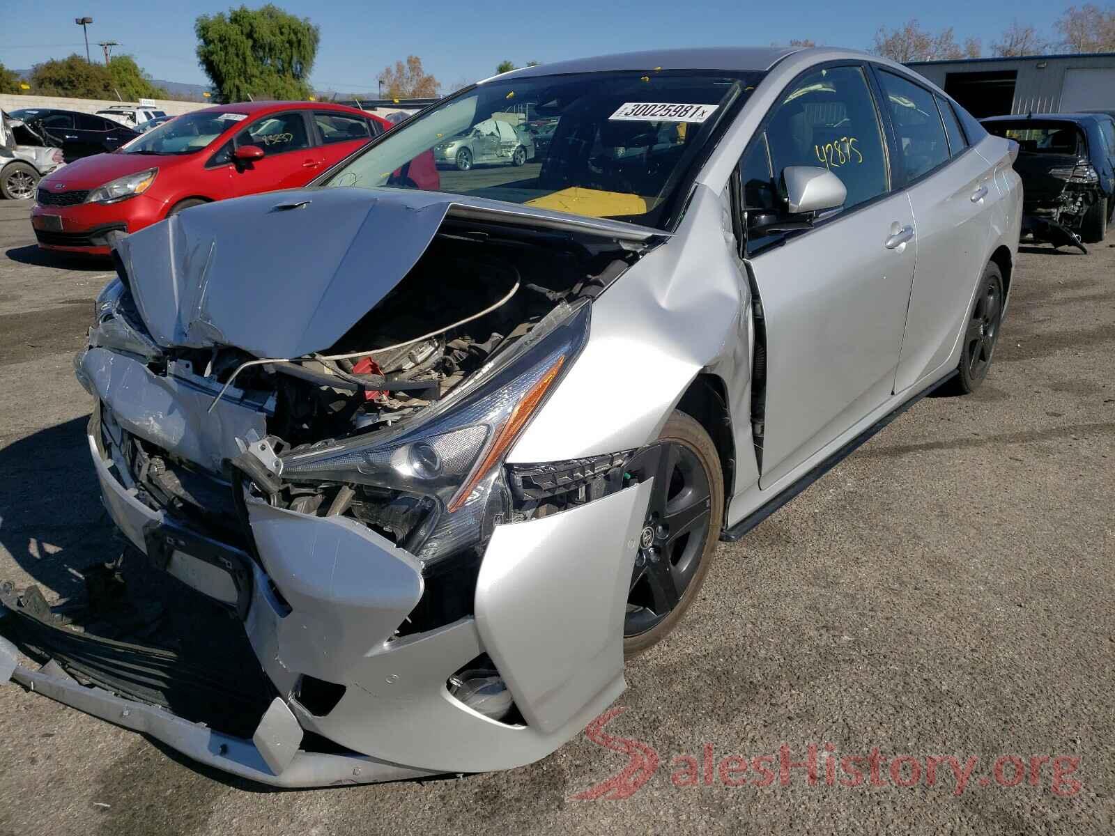 JTDKARFU3J3549289 2018 TOYOTA PRIUS