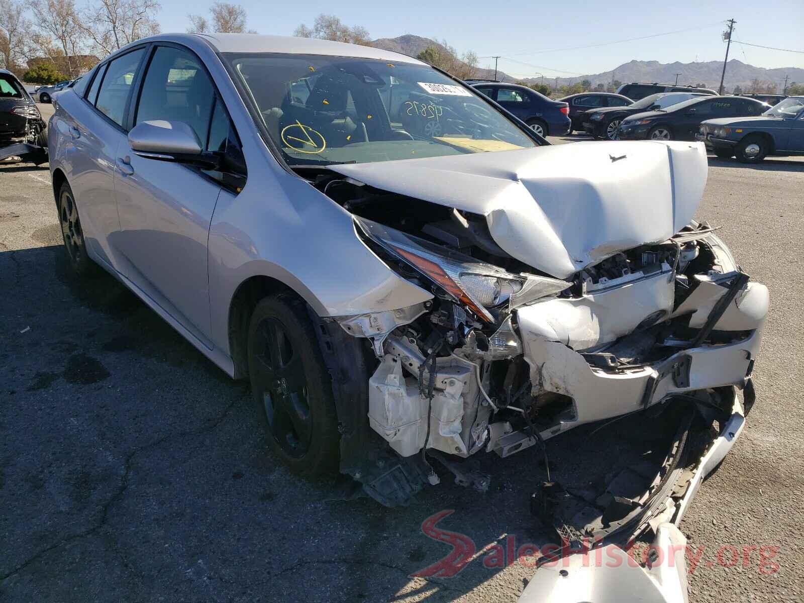 JTDKARFU3J3549289 2018 TOYOTA PRIUS