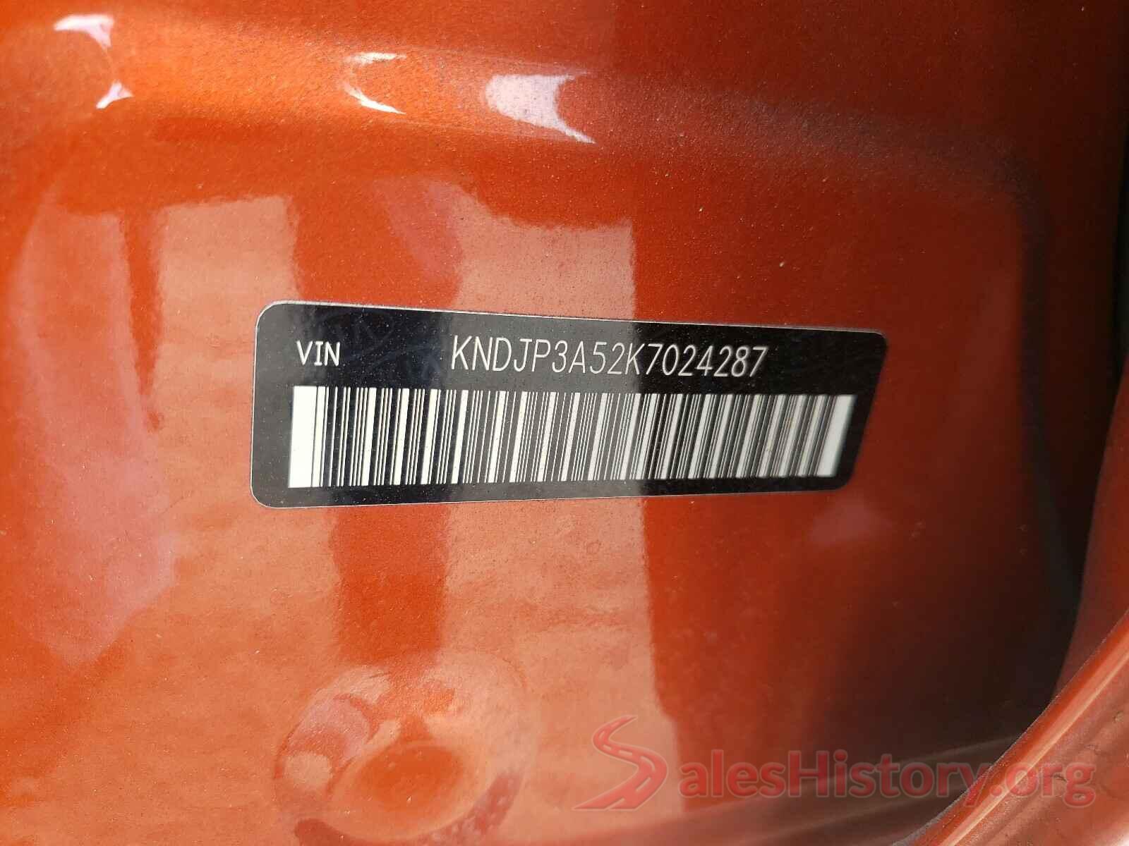 KNDJP3A52K7024287 2019 KIA SOUL