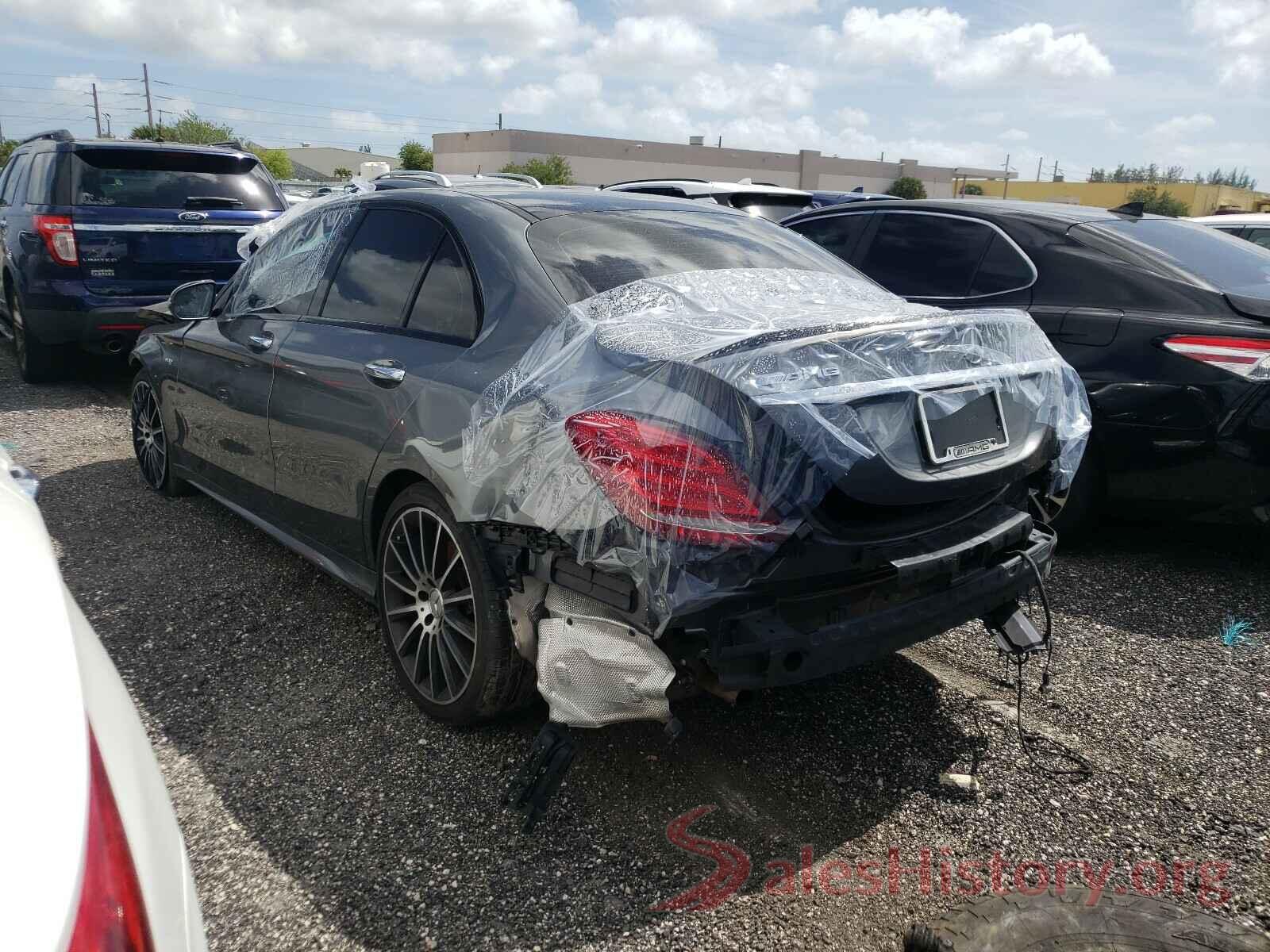 55SWF6EB5HU193604 2017 MERCEDES-BENZ C CLASS