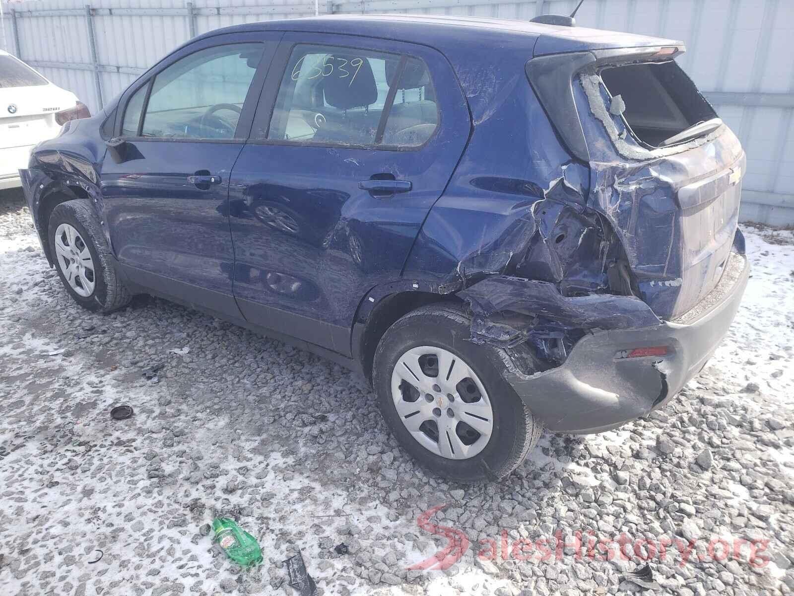 3GNCJKSB7GL242180 2016 CHEVROLET TRAX