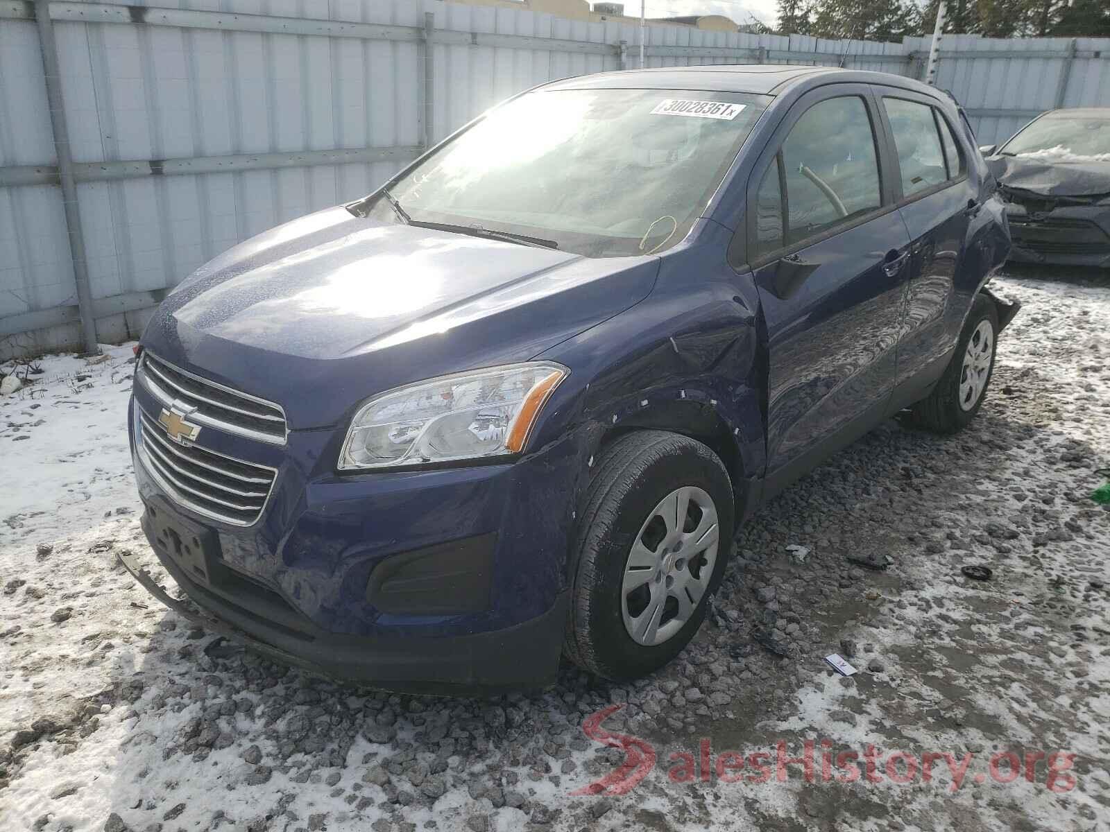 3GNCJKSB7GL242180 2016 CHEVROLET TRAX