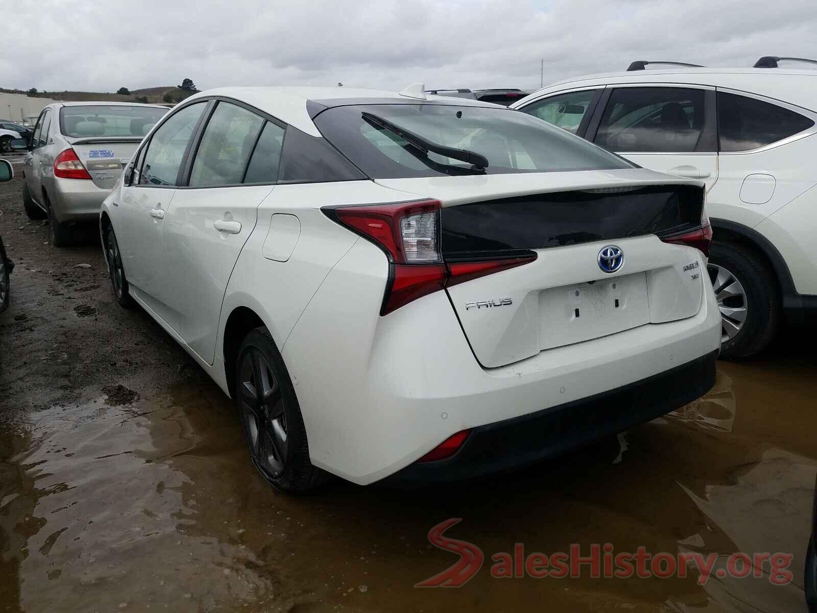 JTDKARFU0K3073603 2019 TOYOTA PRIUS