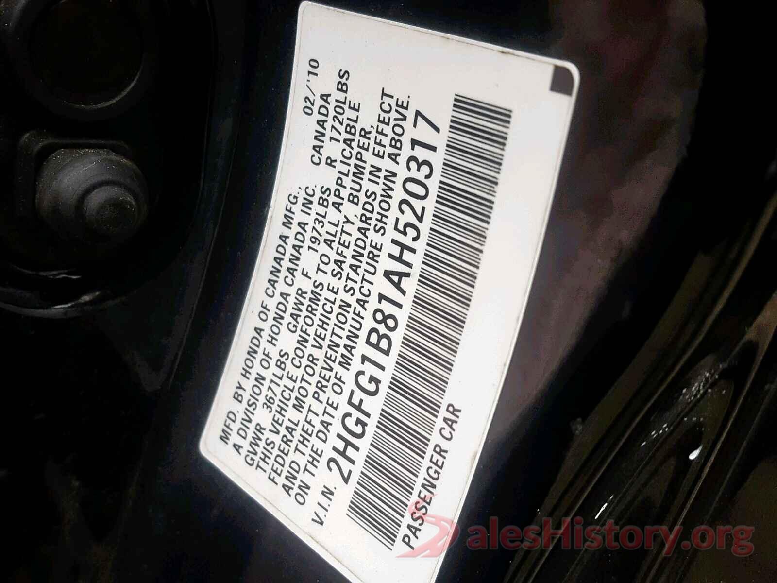 1N4AL3AP8JC150033 2010 HONDA CIVIC