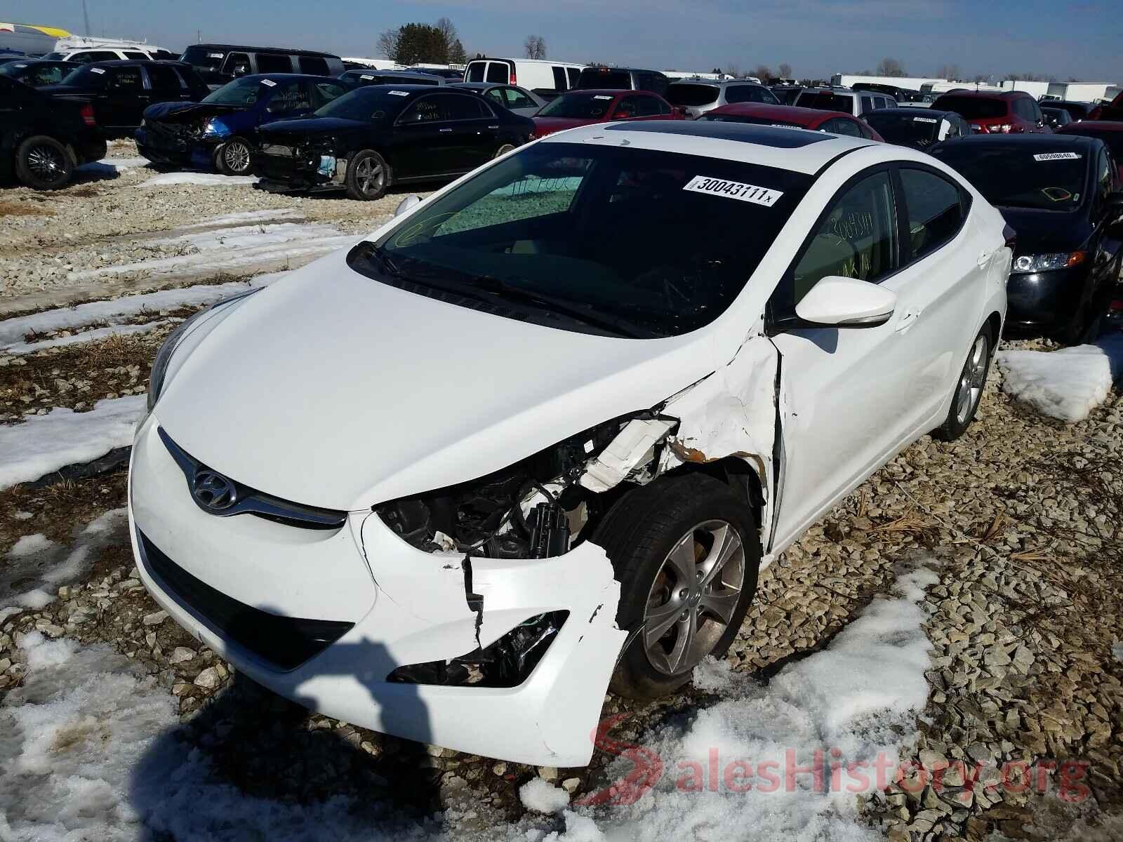 5NPDH4AE3GH755734 2016 HYUNDAI ELANTRA