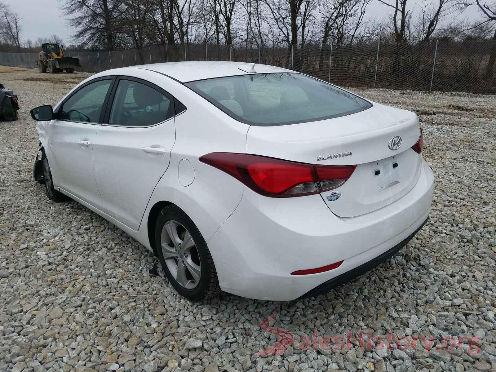 5NPDH4AE3GH755734 2016 HYUNDAI ELANTRA