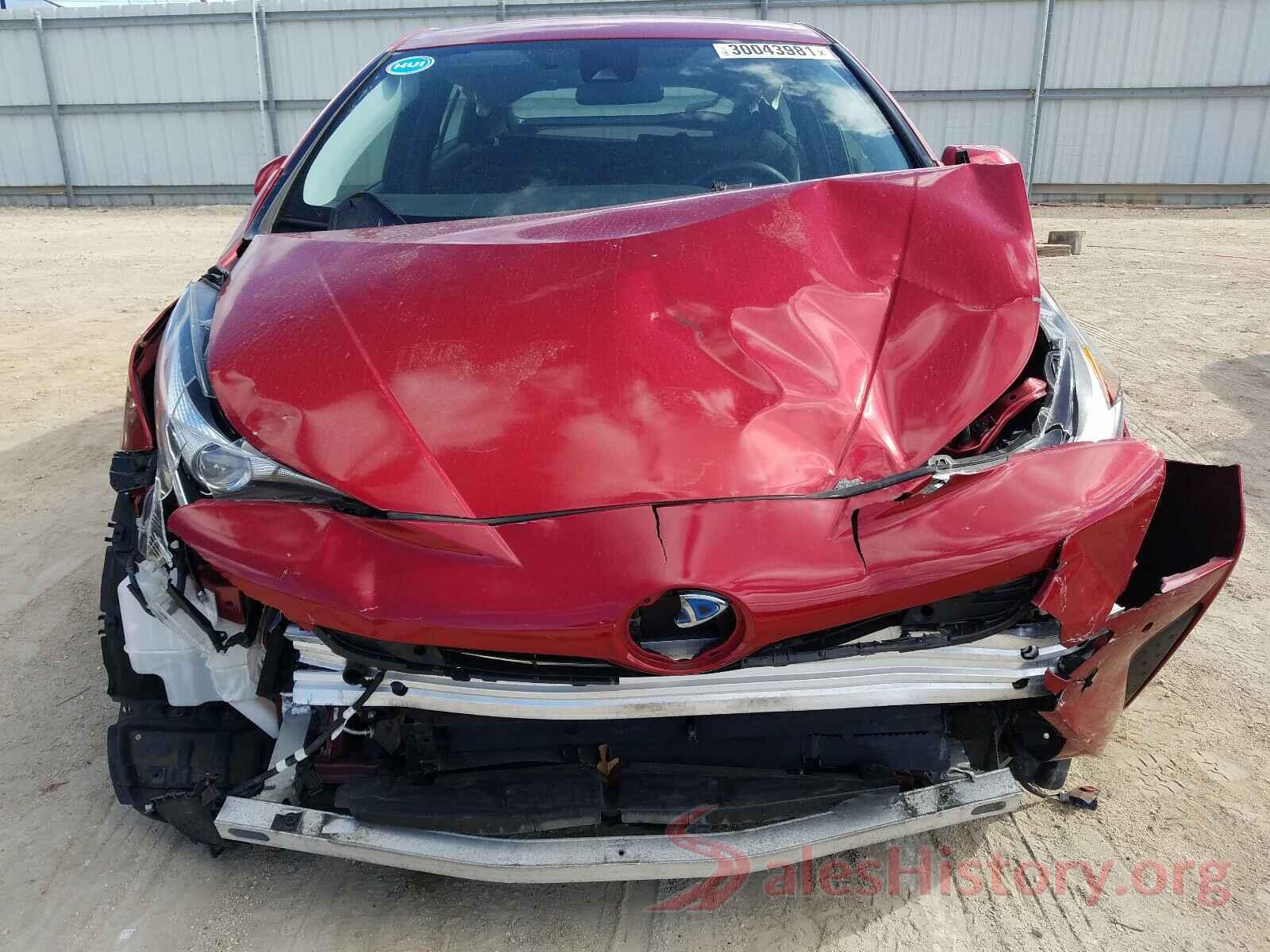 JTDKBRFU1H3055830 2017 TOYOTA PRIUS