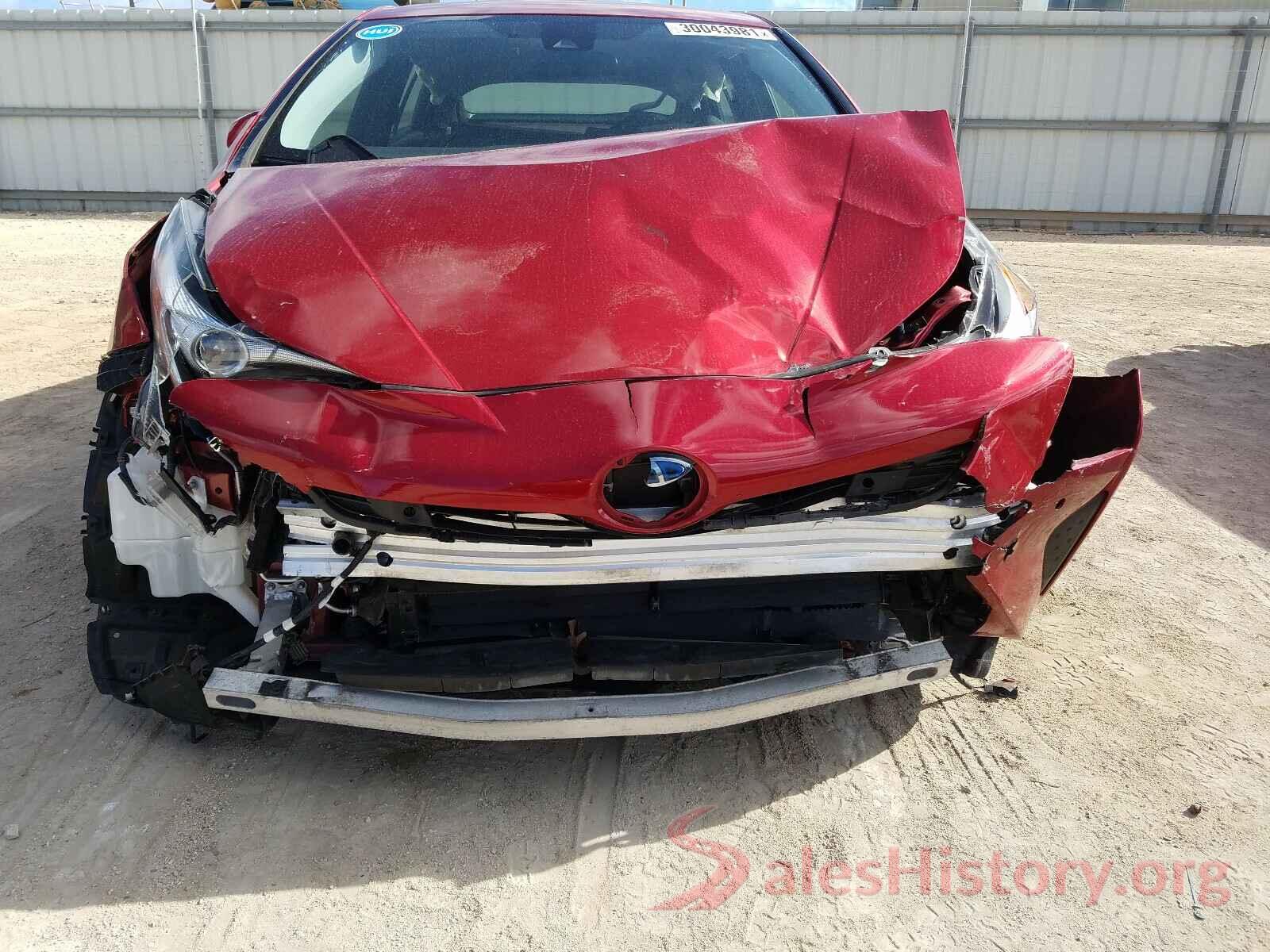 JTDKBRFU1H3055830 2017 TOYOTA PRIUS