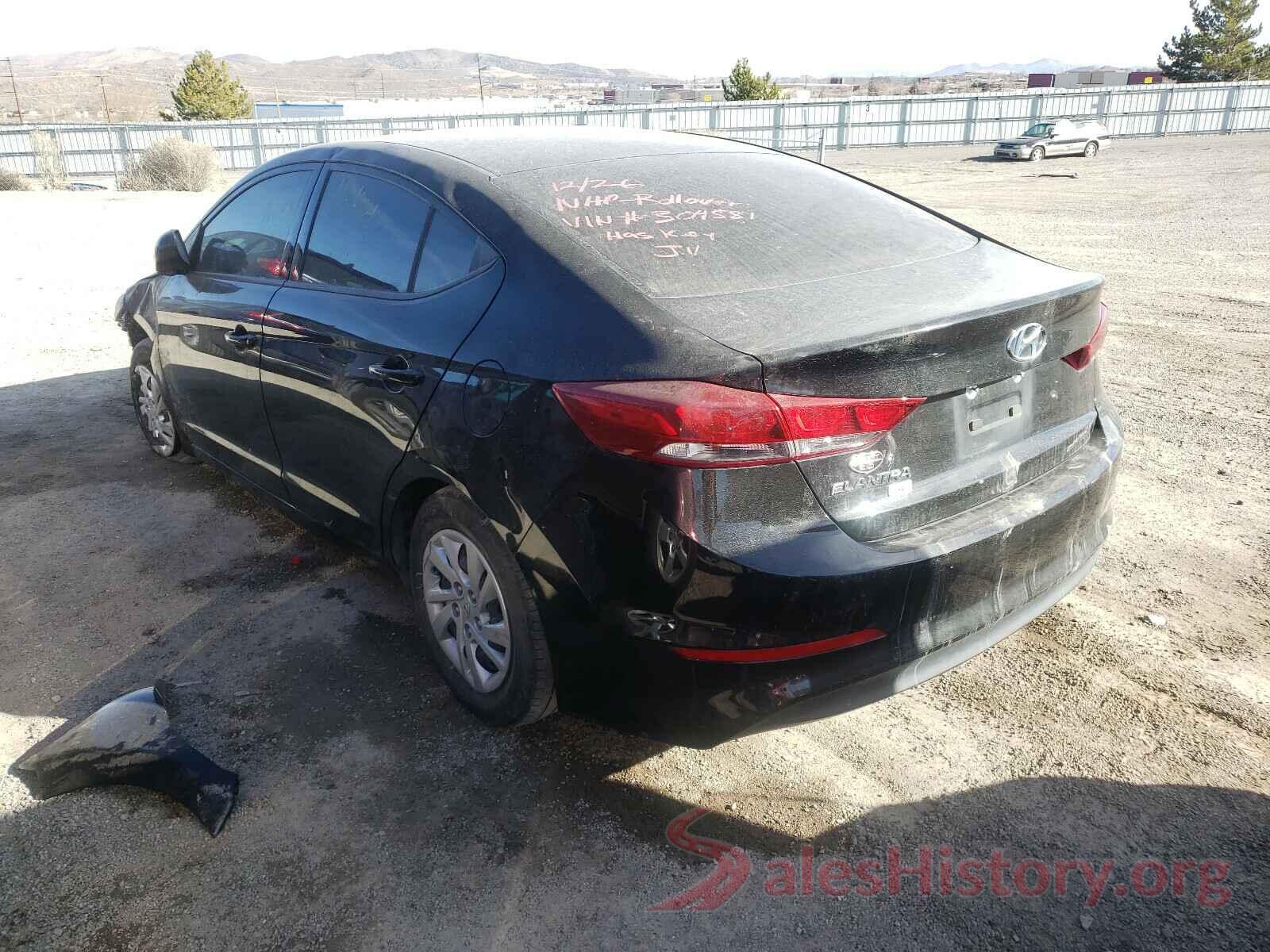 5NPD74LF7JH304581 2018 HYUNDAI ELANTRA