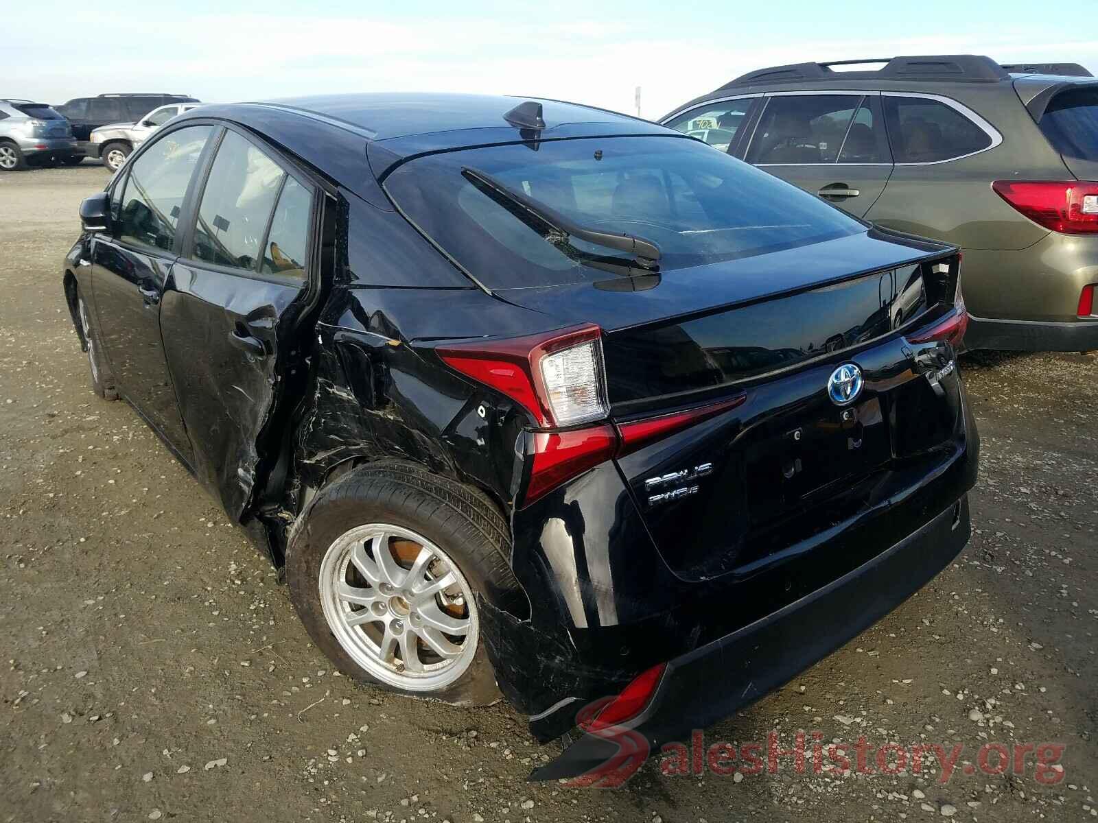 JTDL9RFU8K3011153 2019 TOYOTA PRIUS