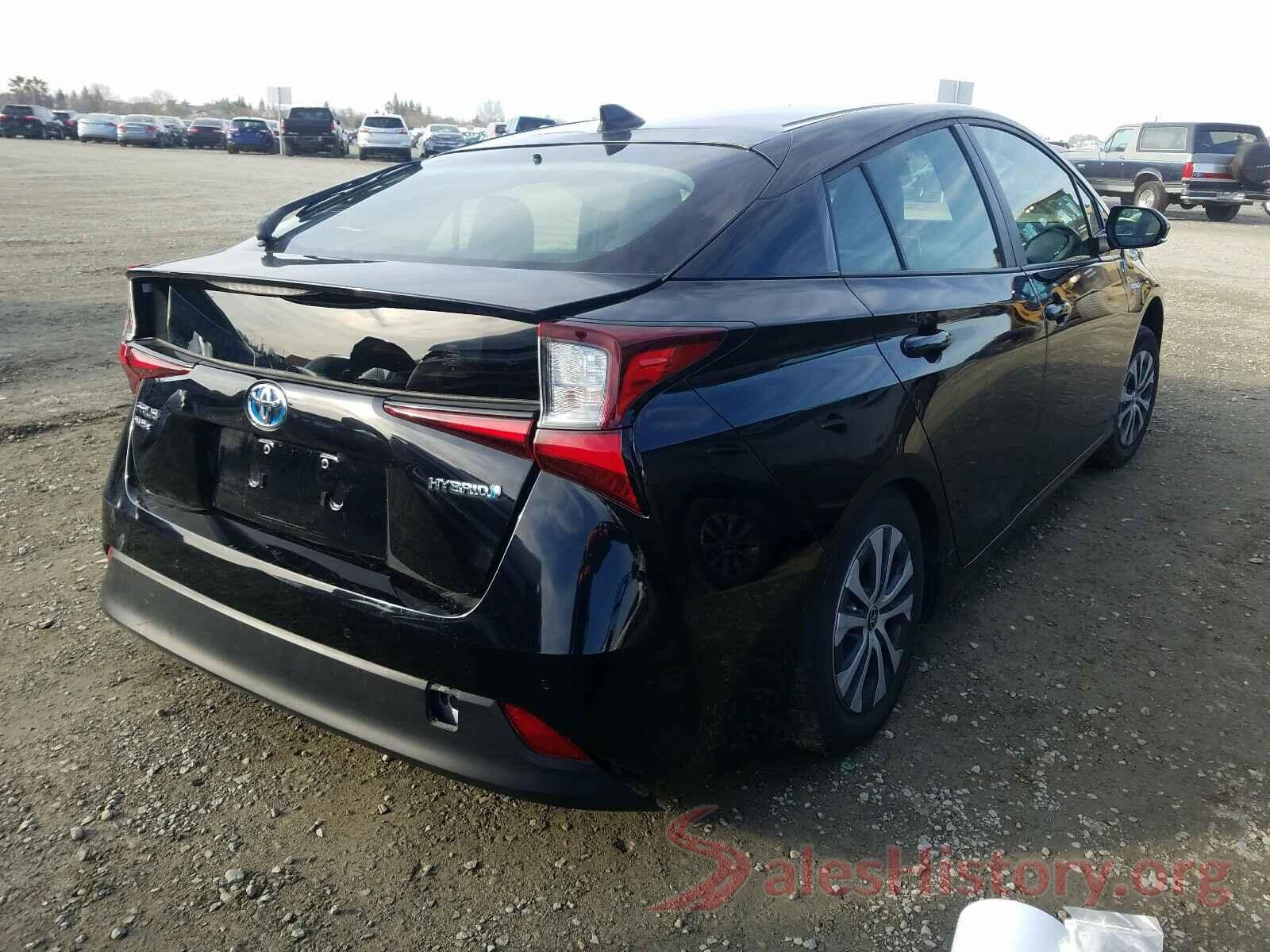 JTDL9RFU8K3011153 2019 TOYOTA PRIUS