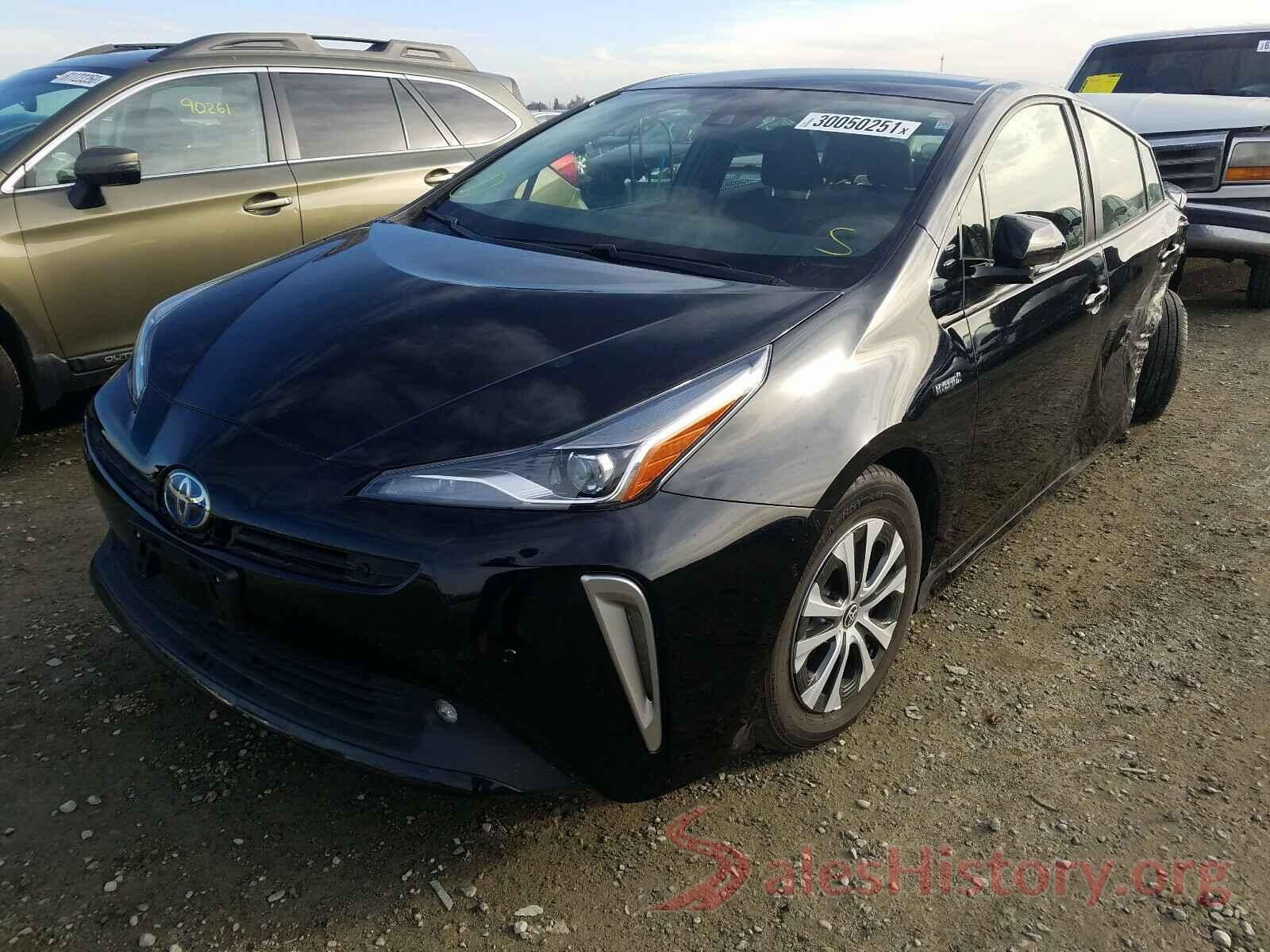 JTDL9RFU8K3011153 2019 TOYOTA PRIUS