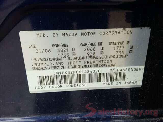 1N4BL4BV9LC195220 2006 MAZDA 3