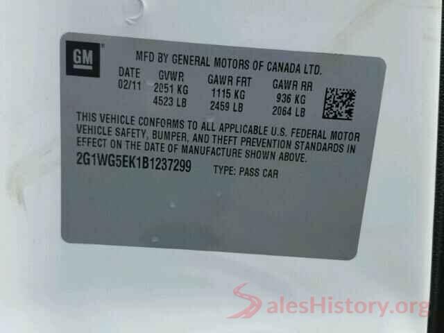 1G1ZD5STXKF225485 2011 CHEVROLET IMPALA