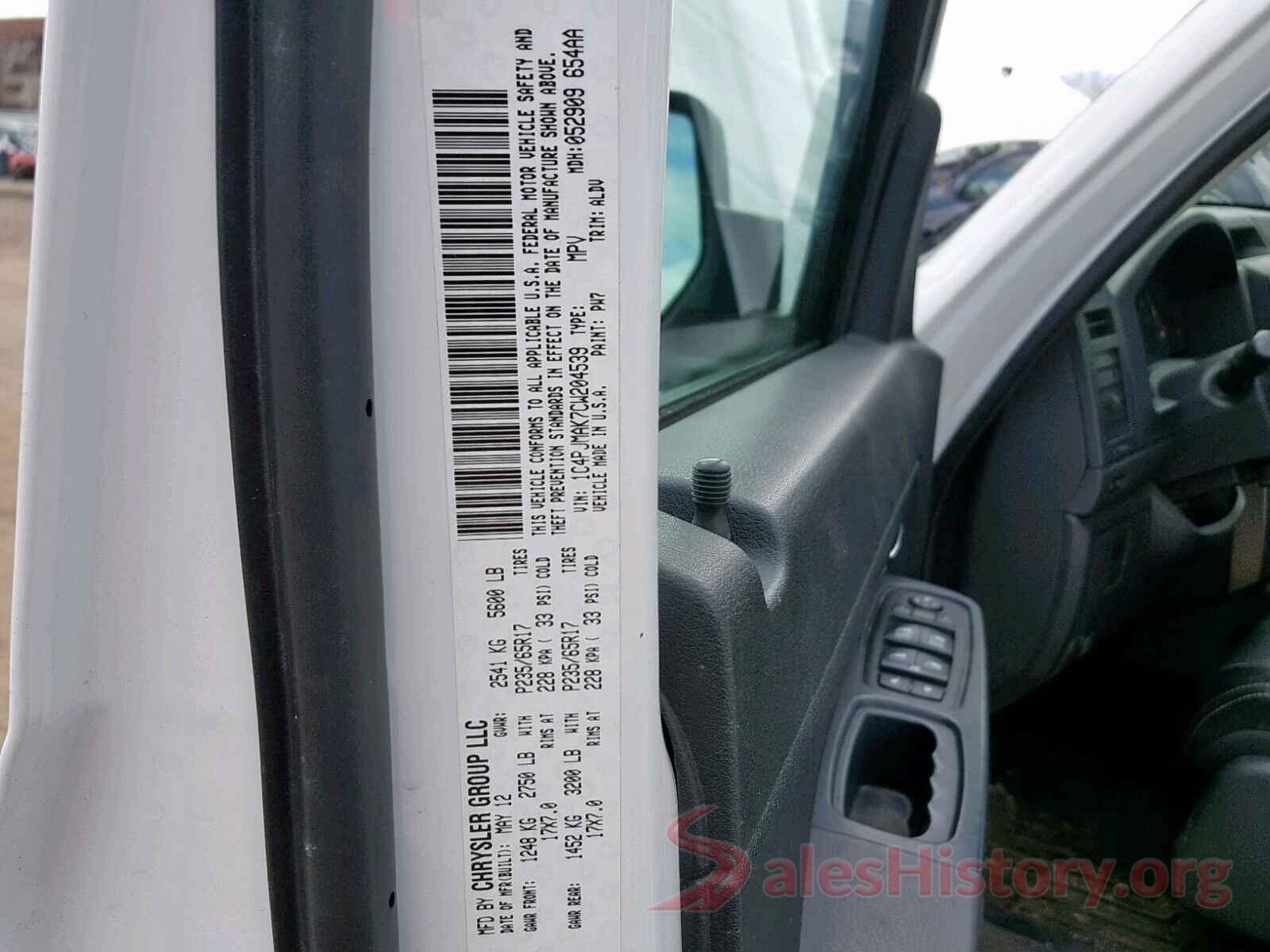 3KPFL4A71HE043012 2012 JEEP LIBERTY SP