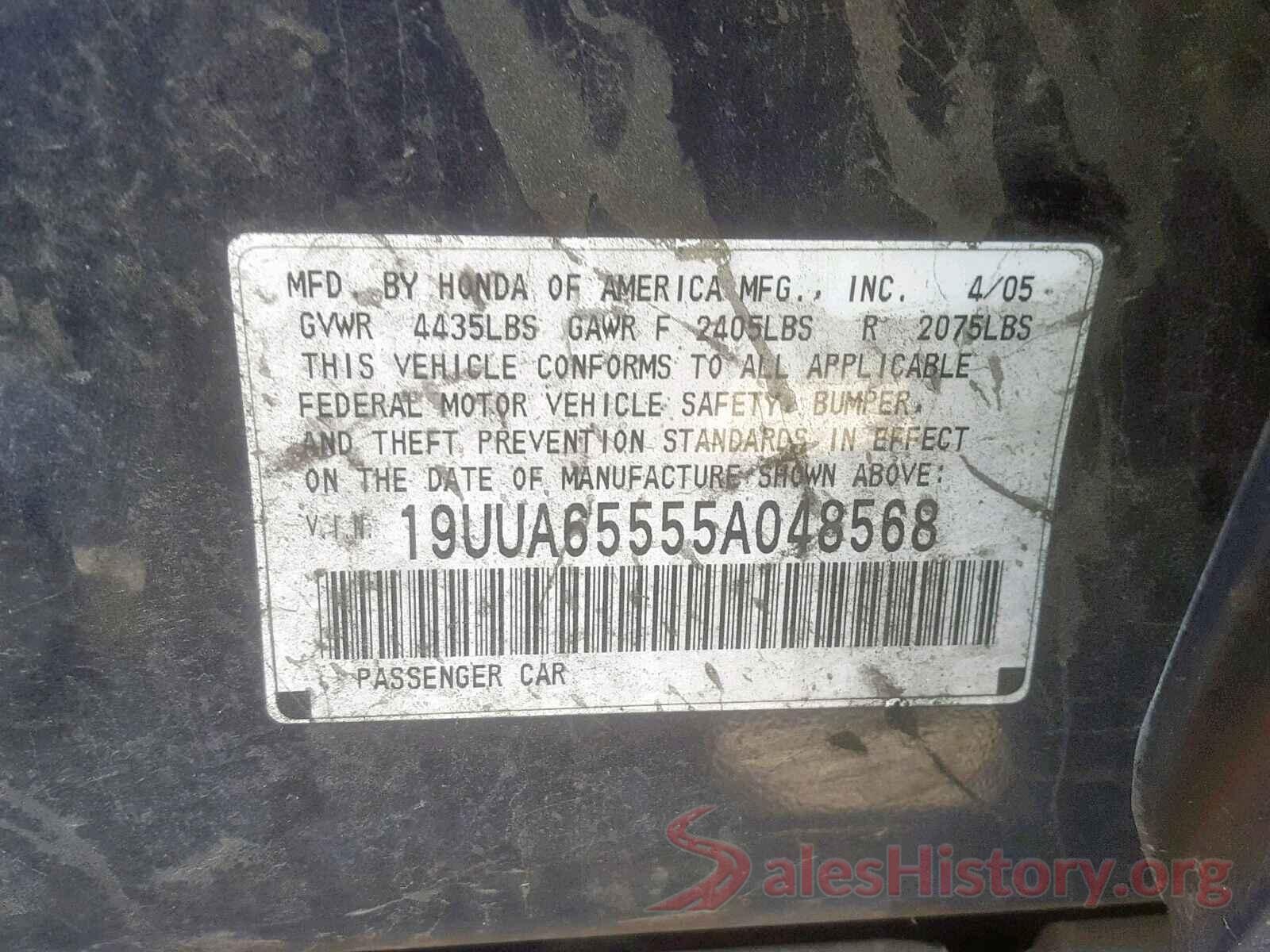 1C4PJMCB5GW343992 2005 ACURA TL