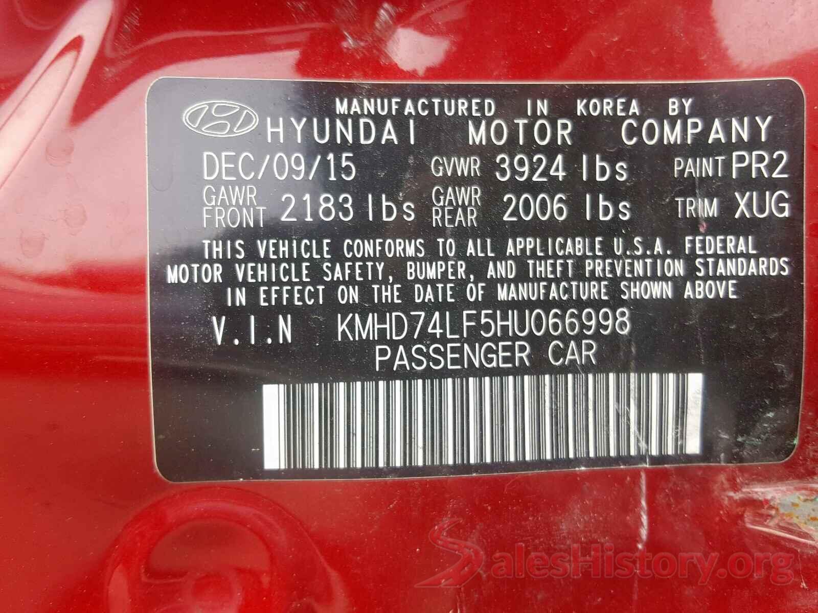 3TMCZ5AN3KM195537 2017 HYUNDAI ELANTRA