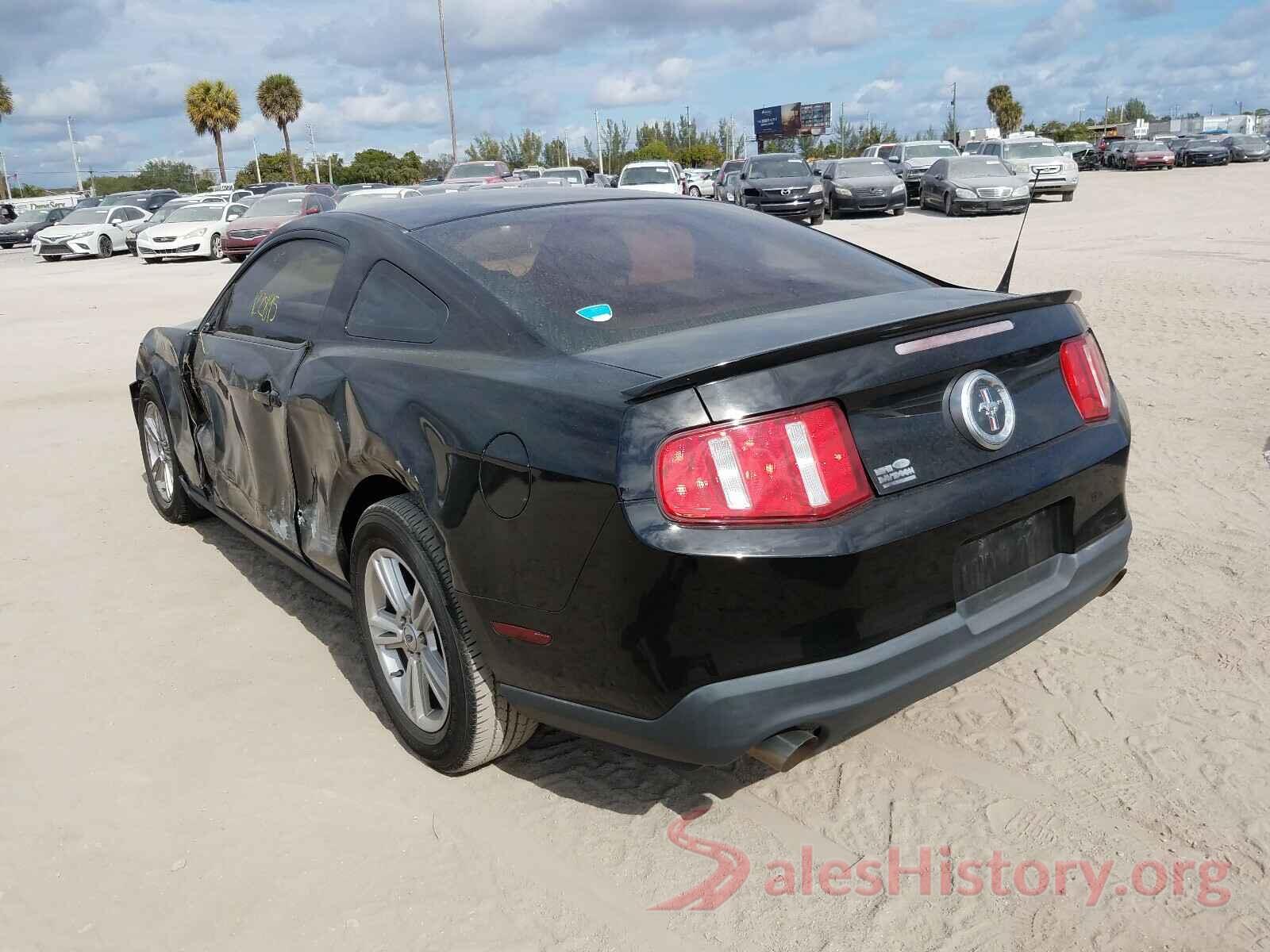 JF1ZCAC19J8600999 2012 FORD MUSTANG