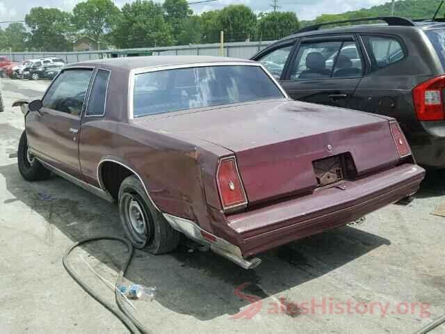 2HGFC2F59GH557710 1983 CHEVROLET MONTECARLO