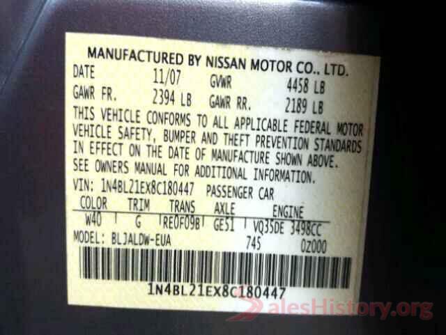 3N1CN8EVXLL904921 2008 NISSAN ALTIMA