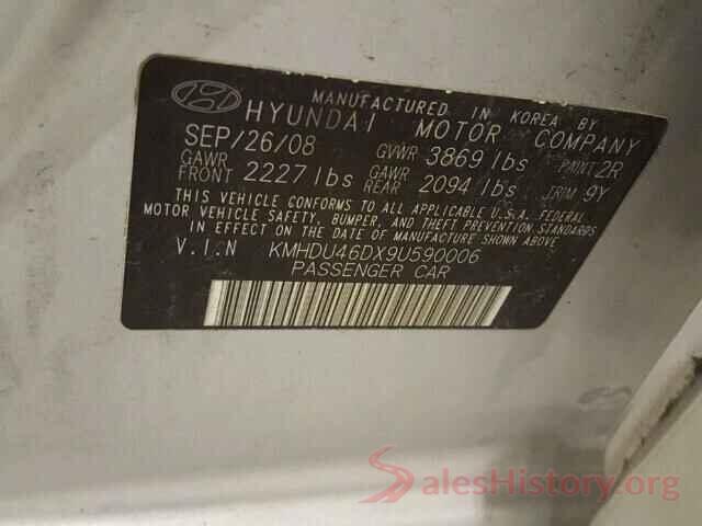 3N1CN8DV9LL887062 2009 HYUNDAI ELANTRA