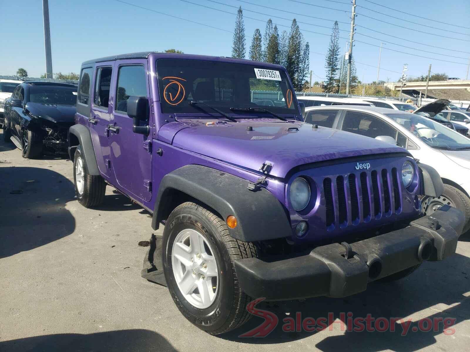 1C4BJWDG7HL607989 2017 JEEP WRANGLER