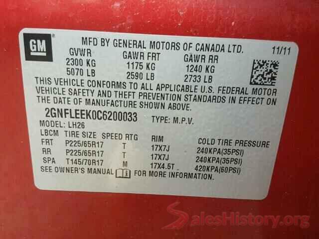 JA4AD3A33HZ057426 2012 CHEVROLET EQUINOX