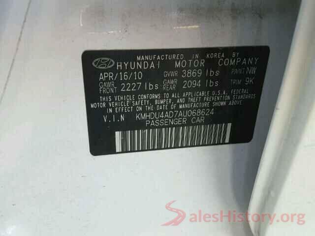 3TMCZ5AN4KM244051 2010 HYUNDAI ELANTRA