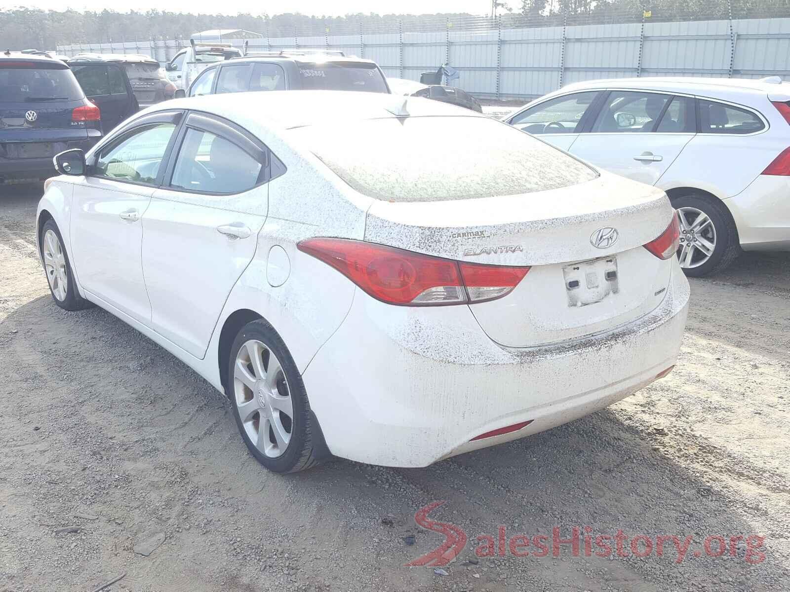 3KPFK4A77HE040893 2011 HYUNDAI ELANTRA