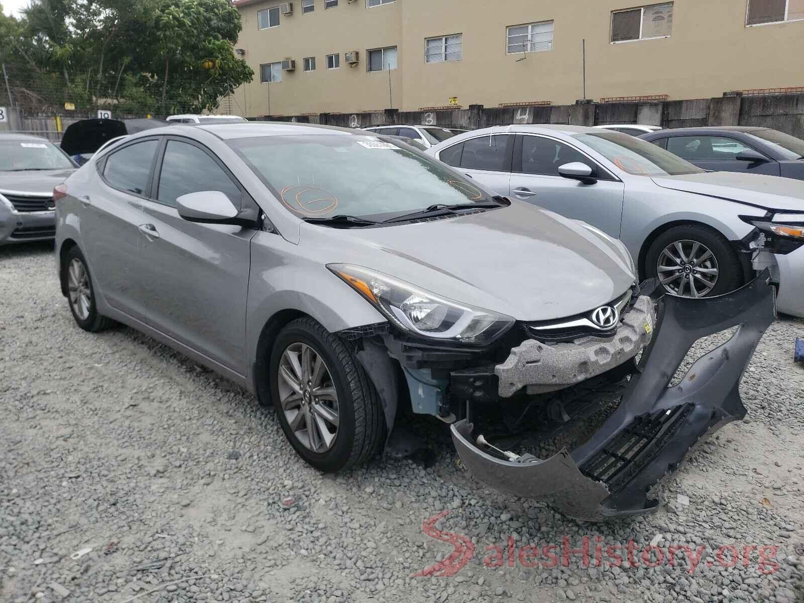 KMHDH4AE7GU478233 2016 HYUNDAI ELANTRA