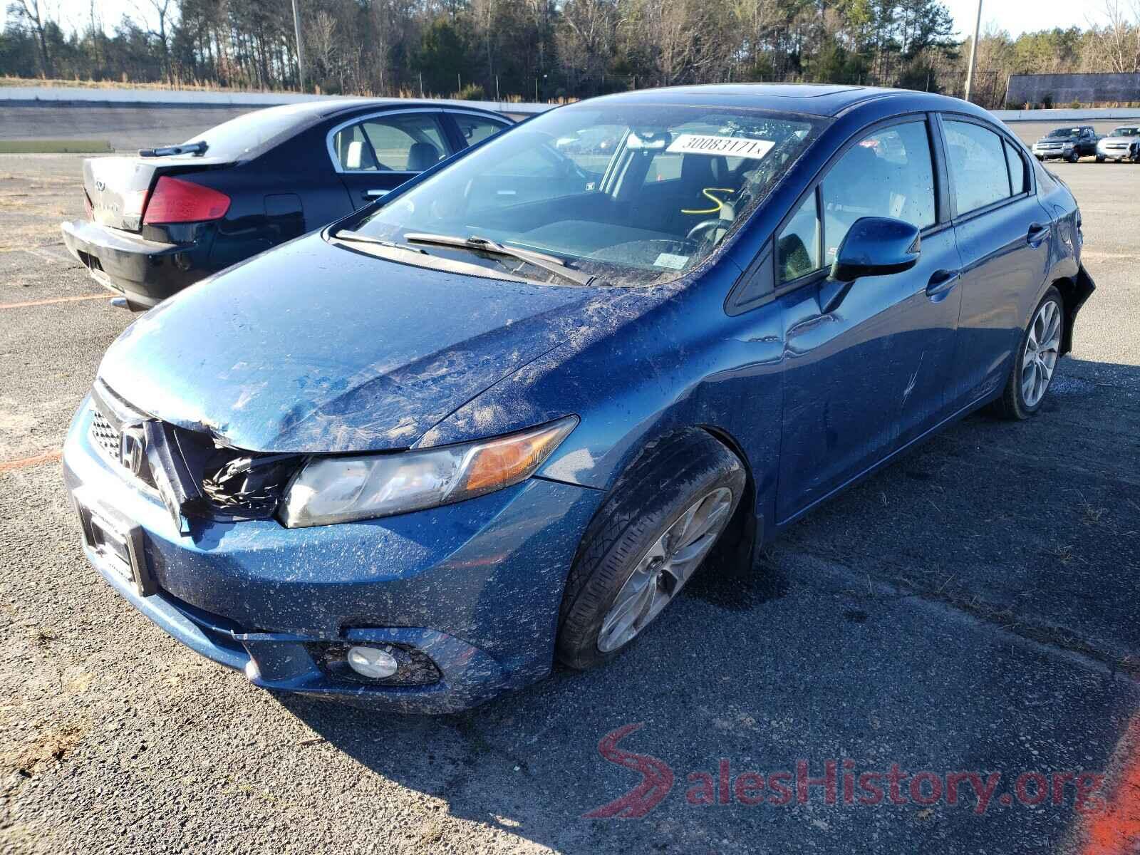 3MYDLBYV5JY317804 2012 HONDA CIVIC