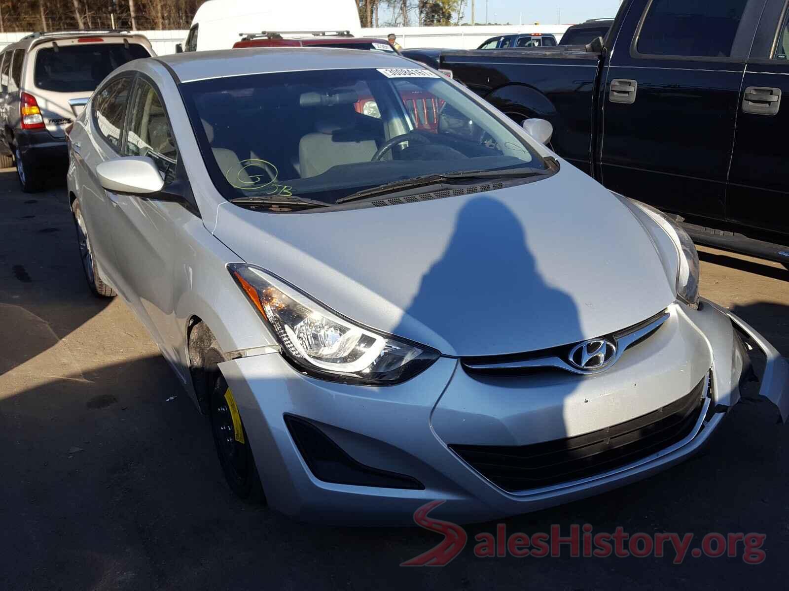 5NPDH4AE9GH681056 2016 HYUNDAI ELANTRA